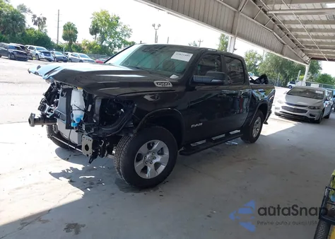 2025 Ram 1500 Big Horn 4X4 5'7 Box z USA, uszkodzony, nr VIN 1C6SRFFP5SN694476